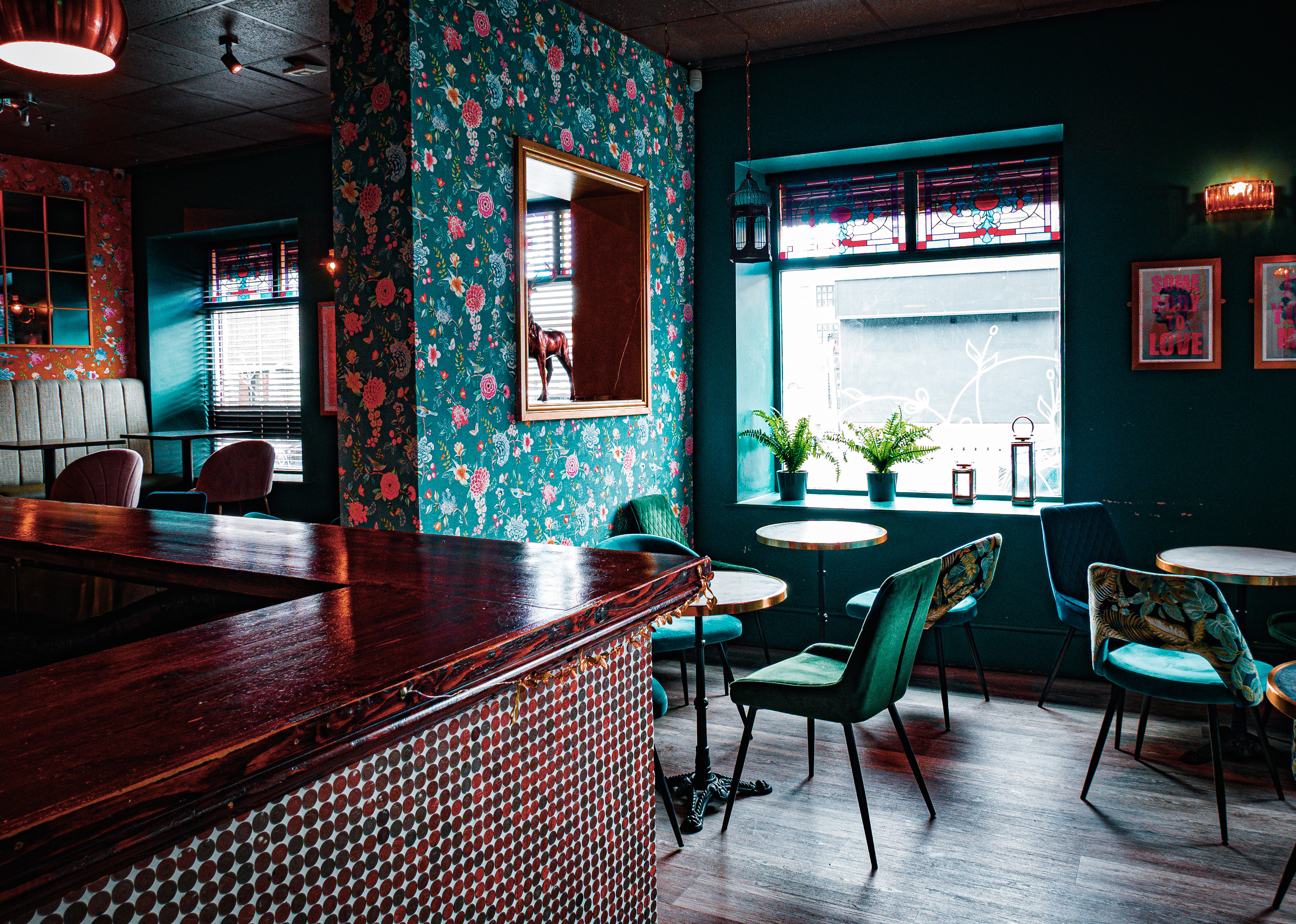 Inside Bisou Cocktail Bar